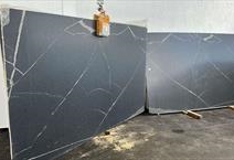 Vicent Black Leather Granite 1 1/4